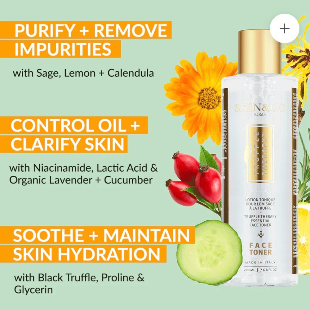Skin & Co Roma Truffle Therapy Face Toner 6.8 fl oz Skincare Beauty Face New - Picture 3 of 3